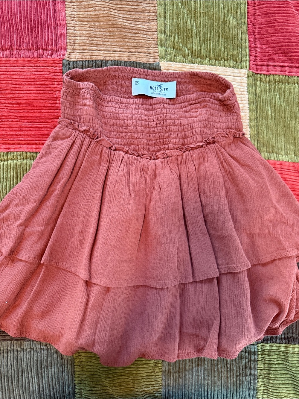 Hollister Tiered Mini Skirt